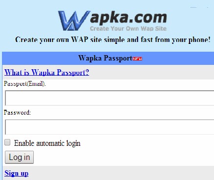 make money with wapka site